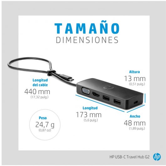 HP USB-C Travel Hub G2