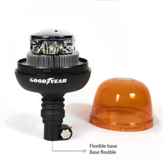 Goodyear Luz de Emergencia Giratoria Ámbar para Camión/Vehículo