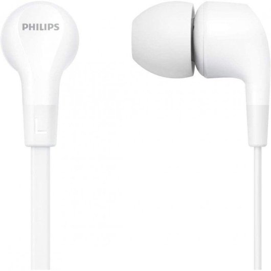 Auriculares Philips TAE1105WT filaires intra-auriculaires blancs avec télécommande