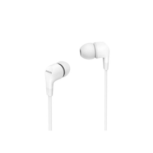 Auriculares Philips TAE1105WT filaires intra-auriculaires blancs avec télécommande