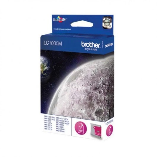 Cartucho de Tinta Original Brother LC1000M Magenta