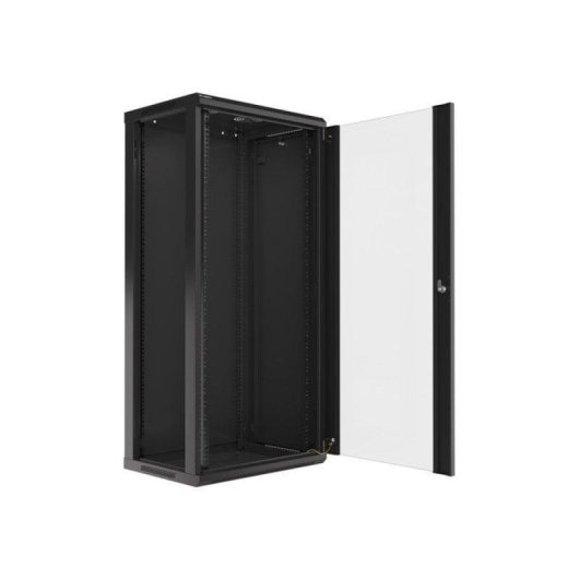 Armoire Rack Lanberg WF01-6427-10B 27U 19" Acier Noir Verre Trempé IP20