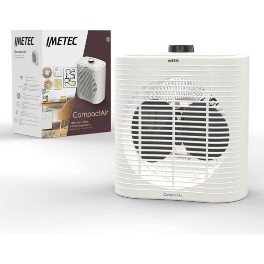 Chauffage Soufflant Imetec Compact Air 2000W Thermostat Sécurité