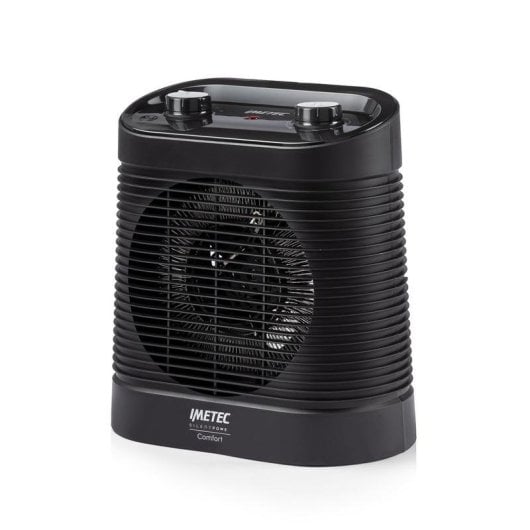 Imetec Silent Power Comfort Elektroheizer 2100W, 4 Heizstufen, Schwarz