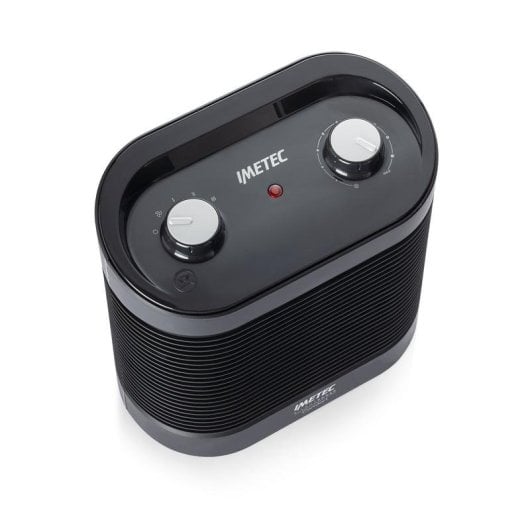 Imetec Silent Power Comfort Elektroheizer 2100W, 4 Heizstufen, Schwarz