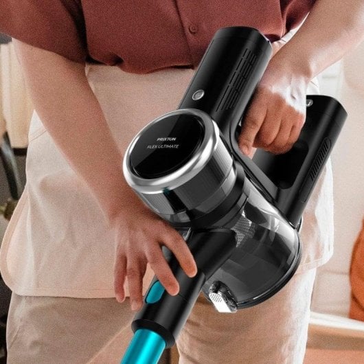 Akku Staubsauger Prixton Flex Ultimate 350W 40 Minuten Flex-Rohr HEPA-Filter 0,65L