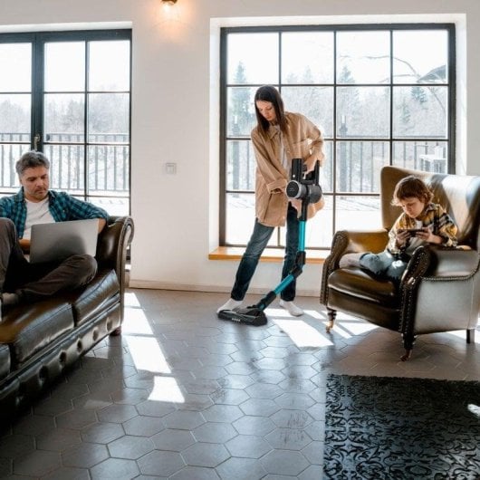 Akku Staubsauger Prixton Flex Ultimate 350W 40 Minuten Flex-Rohr HEPA-Filter 0,65L