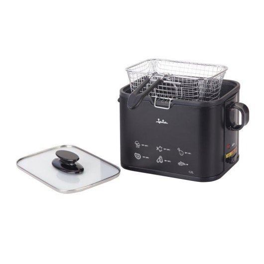 Friteuse Jata FR5600 1,3L 1000W Noir Compacte Antiadhésive