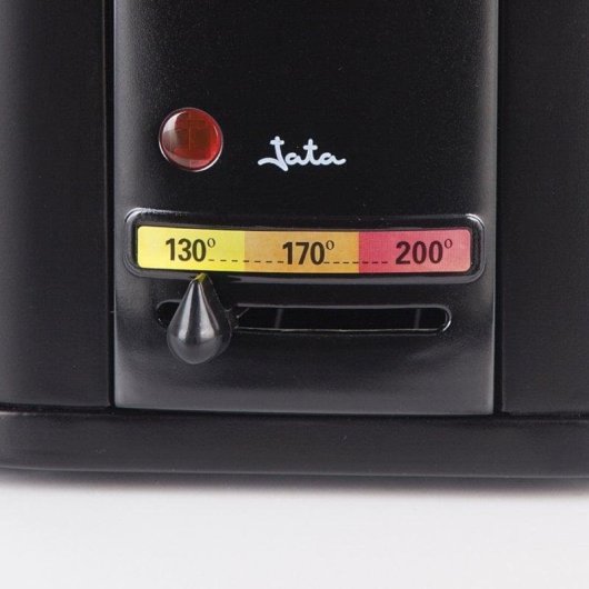 Friteuse Jata FR5600 1,3L 1000W Noir Compacte Antiadhésive