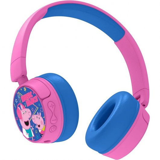 OTL Technologies Peppa Pig Auriculares Infantiles Inalámbricos Plegables