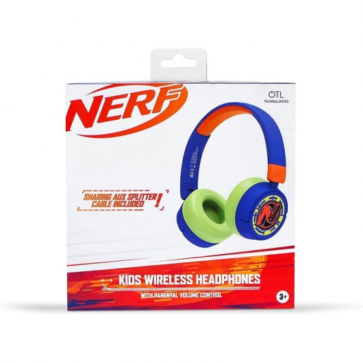 Écouteurs sans fil pliables pour enfants Nerf d'OTL Technologies