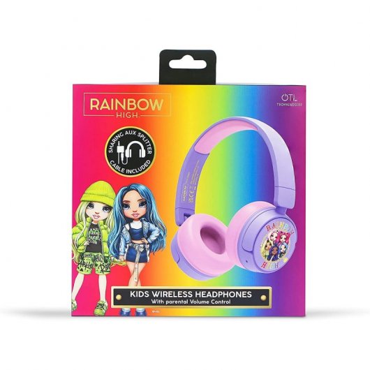 OTL Technologies Rainbow High Auriculares Infantiles Inalámbricos Plegables