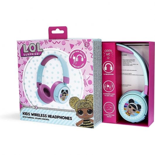 OTL Technologies L.O.L. Surprise! Auscultadores Infantis Sem Fios Dobráveis