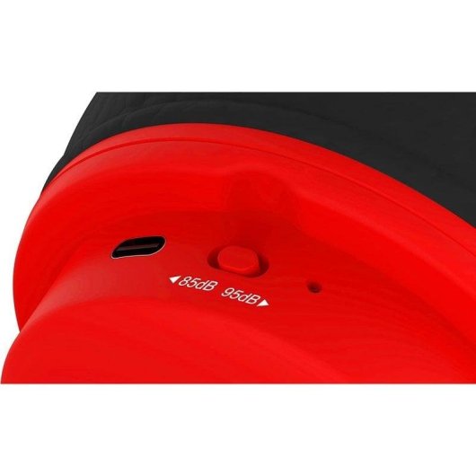 Casque Blade Super Mario Logo sans fil et filaire Bluetooth enfant, pliable, rouge et noir