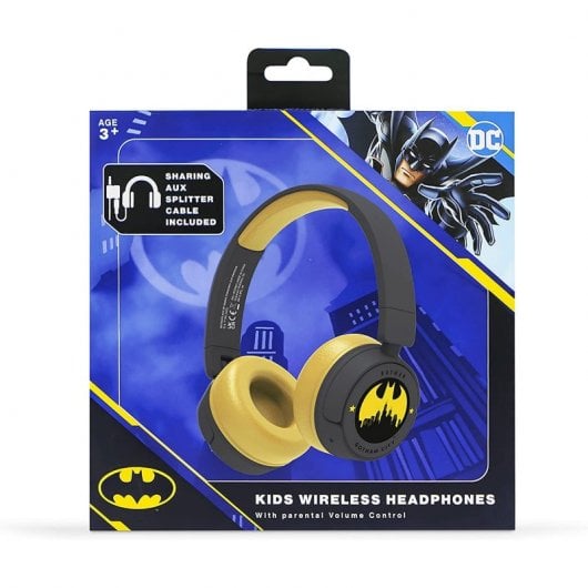 OTL Technologies Batman Gotham City Auscultadores Infantis Sem Fios Dobráveis