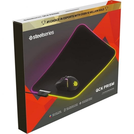 Mouse da gioco RGB Steelseries QcK Prism Cloth M
