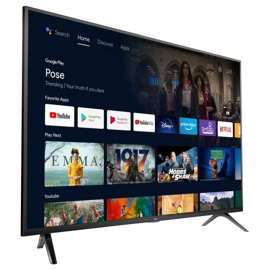TCL S52 S5200 101,6 cm (40") Smart TV Wi-Fi Nero 270 cd/m²
