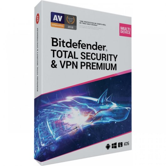 Bitdefender Total Security & VPN Premium Licencia 1 Año 3 Dispositivos ...