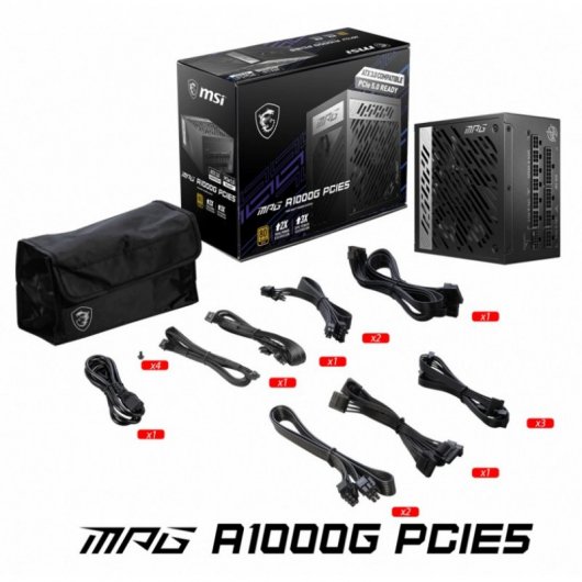 MSI MPG A1000G PCIE5 1000W 80 Plus Gold Vollmodular