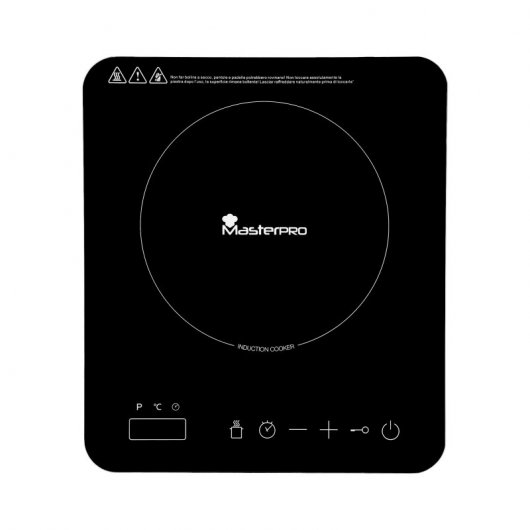 Table de cuisson à induction portative Masterpro 2000W | PcComponentes.fr