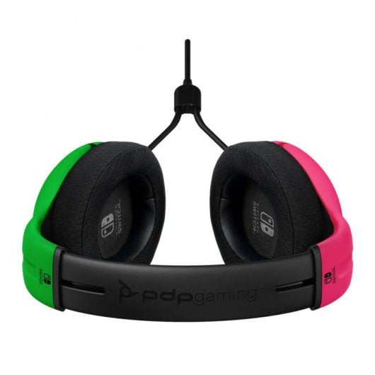 PDP LVL40 Casque Avec fil Arceau Jouer Noir, Vert