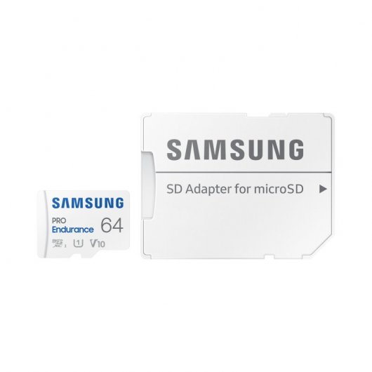 Samsung PRO Endurance microSDXC 64 Go UHS-I V10 Classe 10 avec adaptateur