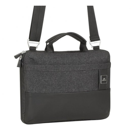 Pasta Rivacase Lantau 8823 Preto Melange para MacBook Pro 13.3"