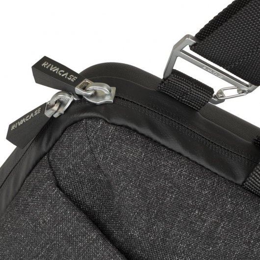 Pasta Rivacase Lantau 8823 Preto Melange para MacBook Pro 13.3"