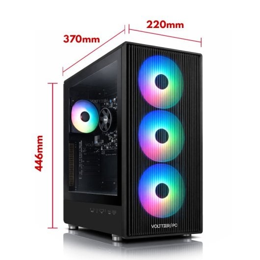 VolttierPC PC Gaming AMD Ryzen 5 5600G/16GB/1TB SSD