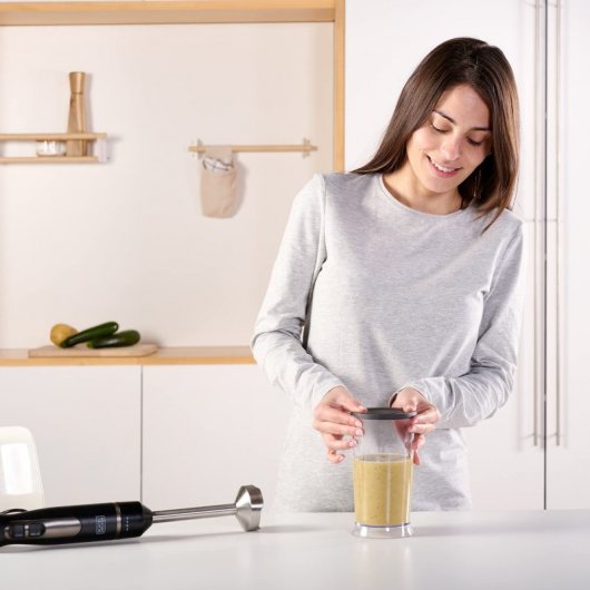 Black & Decker BXHB800E Handmixer, 800 W, Schwarz