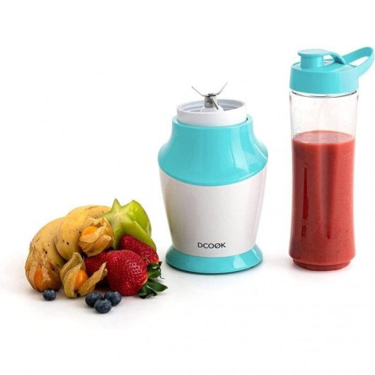Batidora Dcook Gallery 0.6L 300W portátil cuchilla acero inoxidable azul