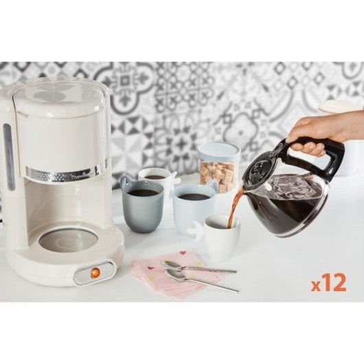 Caffettiera Filtro Moulinex FG381A10 1,25L 1000W antigoccia autospegnimento