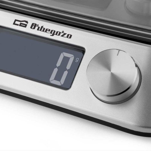 Báscula de cocina electrónica Orbegozo PC 1030 5 kg Plata