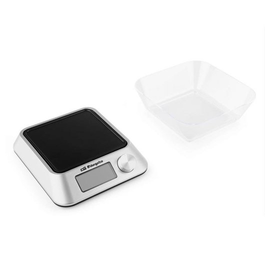Báscula de cocina electrónica Orbegozo PC 1030 5 kg Plata