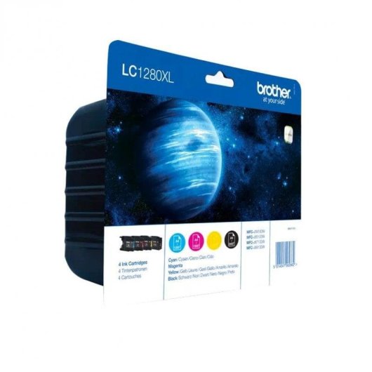 Cartucho de Tinta Brother LC1280XLVALBP XL MultiPack Negro/Cian/Magenta/Amarillo
