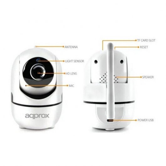 Approssimativamente Telecamera IP WiFi HD APPIP360HD