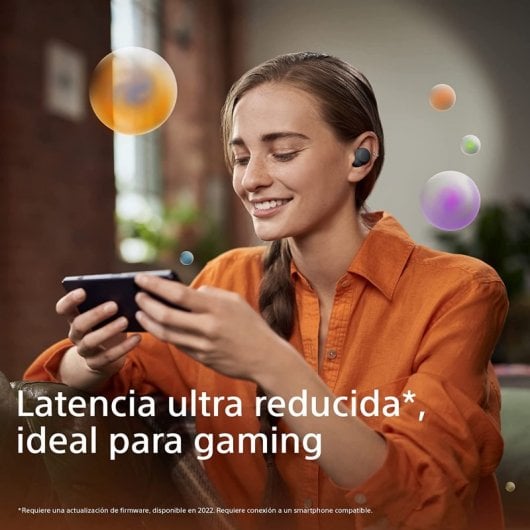 Sony LinkBuds S Auriculares Inalámbricos con Cancelación de Ruido Azules