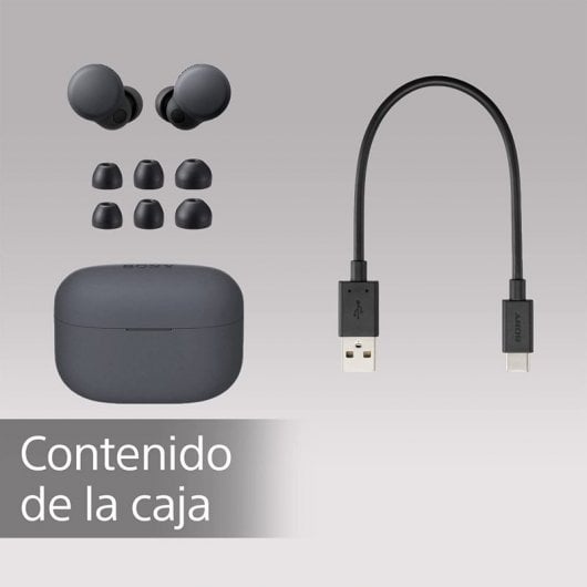 Sony LinkBuds S Auriculares Inalámbricos con Cancelación de Ruido Azules