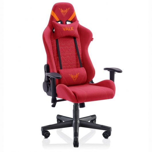 Valk Nyx Silla Gaming Tela Roja Rubí
