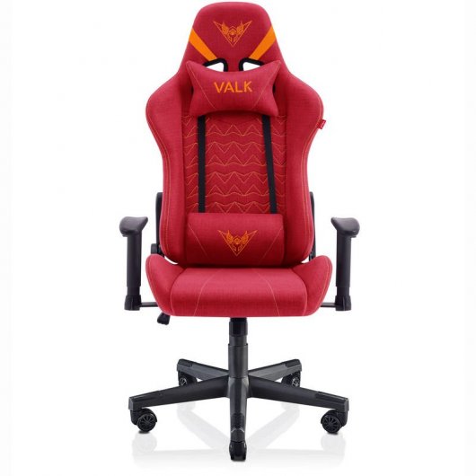Valk Nyx Silla Gaming Tela Roja Rubí