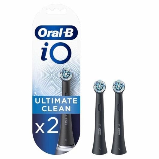 Recargas Escovas Dentes Oral-B Ultimate Clean 2 Unidades Preto
