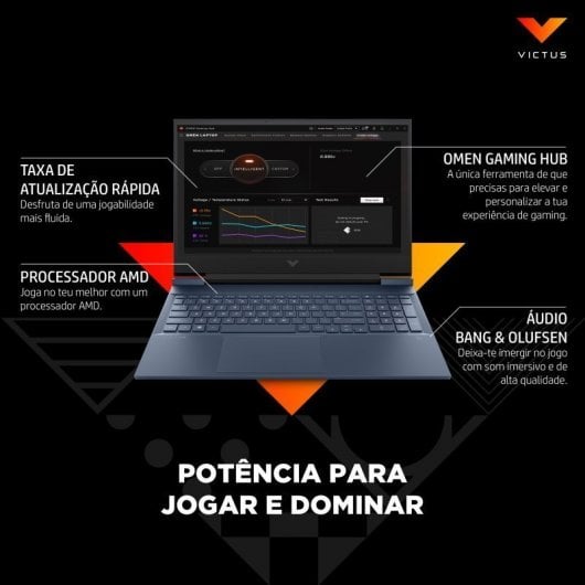 HP Victus 16-d1012np Intel Core i7-12700H/8GB/512GB SSD/RTX 3050Ti/16.1'' (PT)