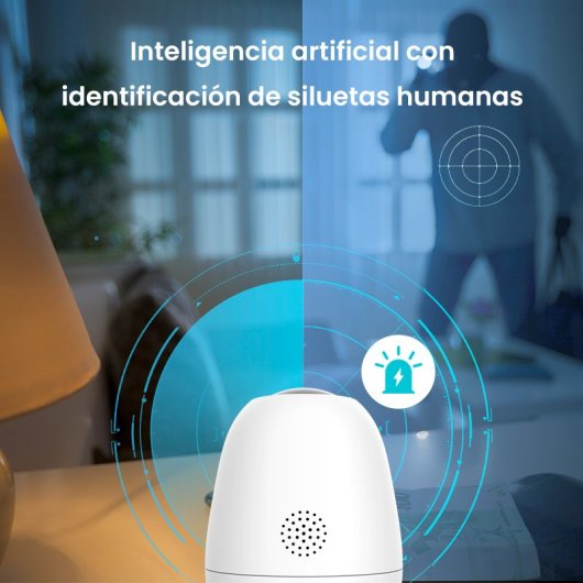 Tenda CP6 Cámara 2K IP WiFi Vigilancia Interior Seguridad Domo 360º