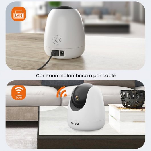 Tenda CP6 Cámara 2K IP WiFi Vigilancia Interior Seguridad Domo 360º