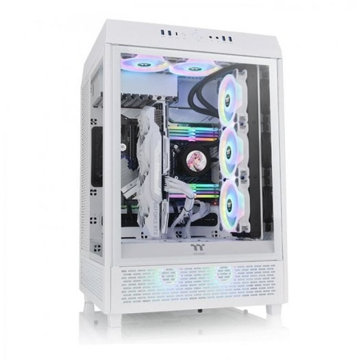 Thermaltake The Tower 500 Snow Vetro temperato USB 3.0