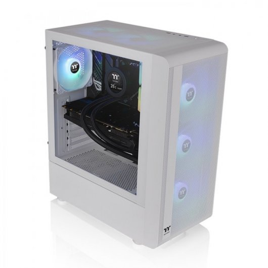 Thermaltake S200 TG ARGB Vetro temperato neve USB 3.0