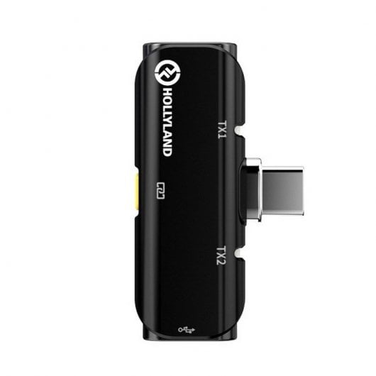 Hollyland Lark C1 Duo Sistema de Audio Inalámbrico para Dos Personas para Android Negro