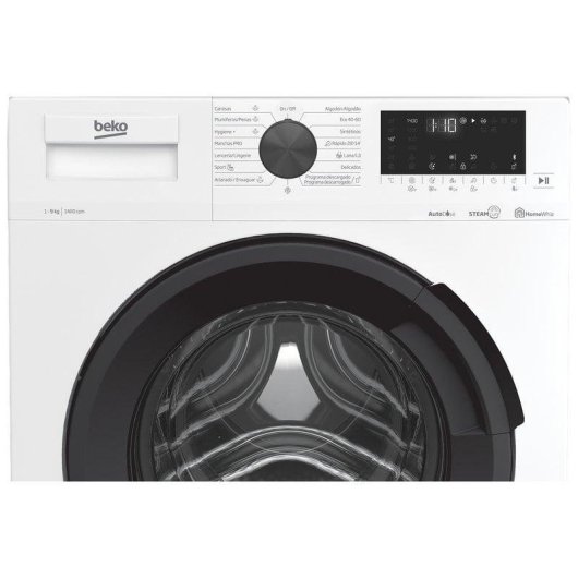 Lavadora Beko WRA 9714 XW DR Carga Frontal 9 Kg 1400 rpm C Blanca Autodosificación Bluetooth