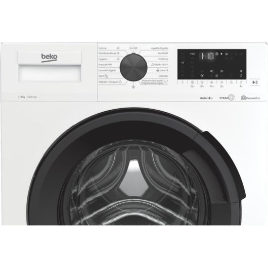 Lavadora Beko WRA 9714 XW DR Carga Frontal 9 Kg 1400 rpm C Blanca Autodosificación Bluetooth
