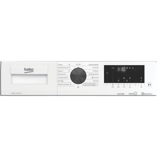 Lavadora Beko WRA 9714 XW DR Carga Frontal 9 Kg 1400 rpm C Blanca Autodosificación Bluetooth